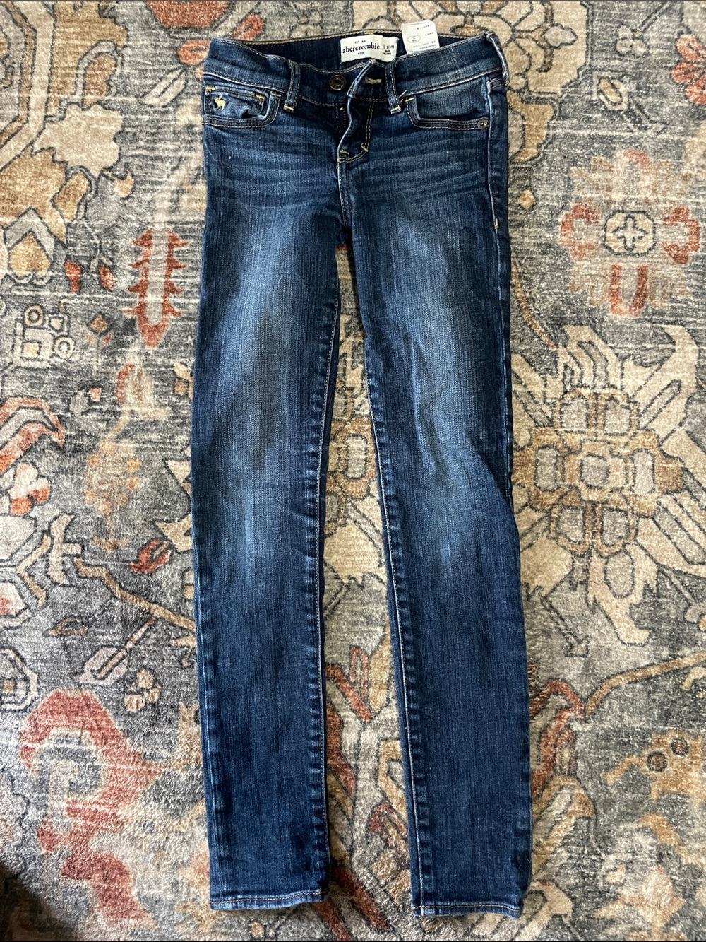 Abercrombie & Fitch Dark Blue Kids Skinny Jeans